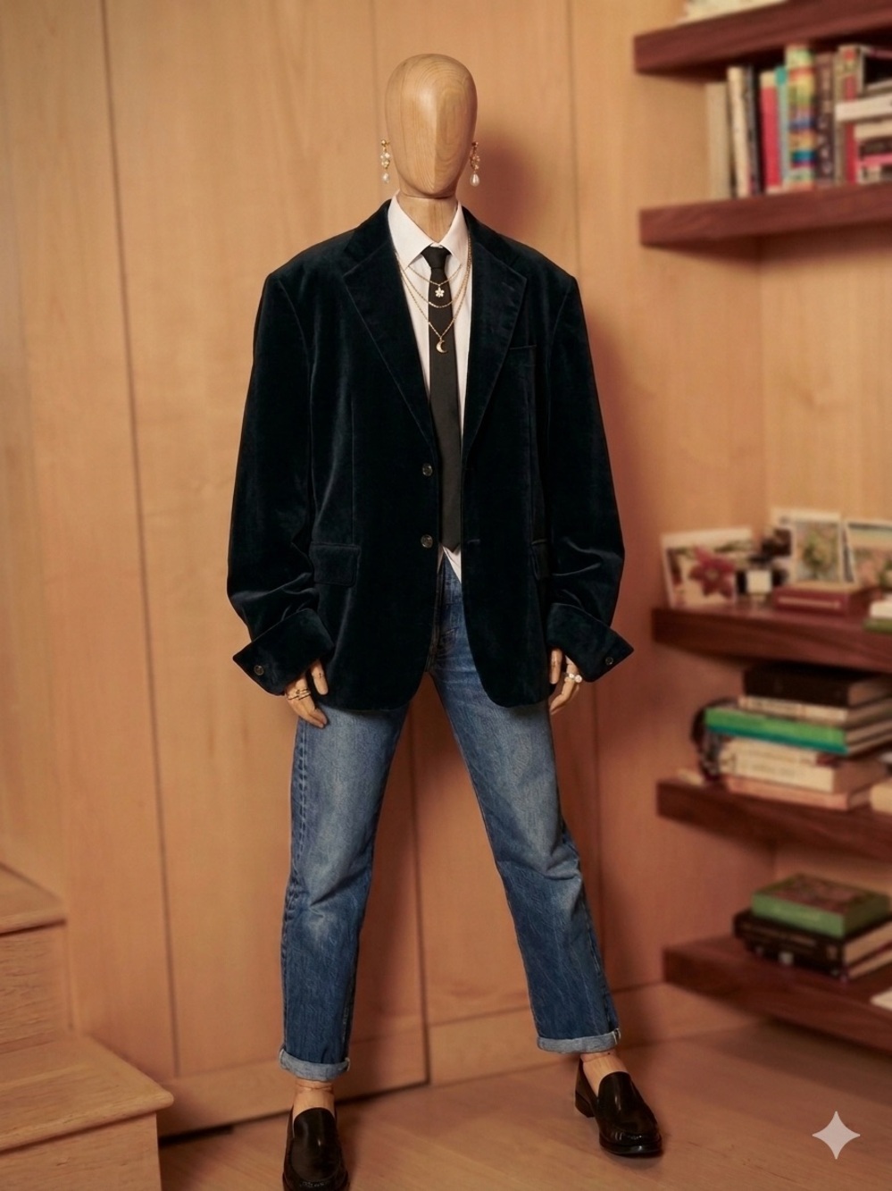 🖤 Express Men’s Velvet Blazer / Sport Coat 42R